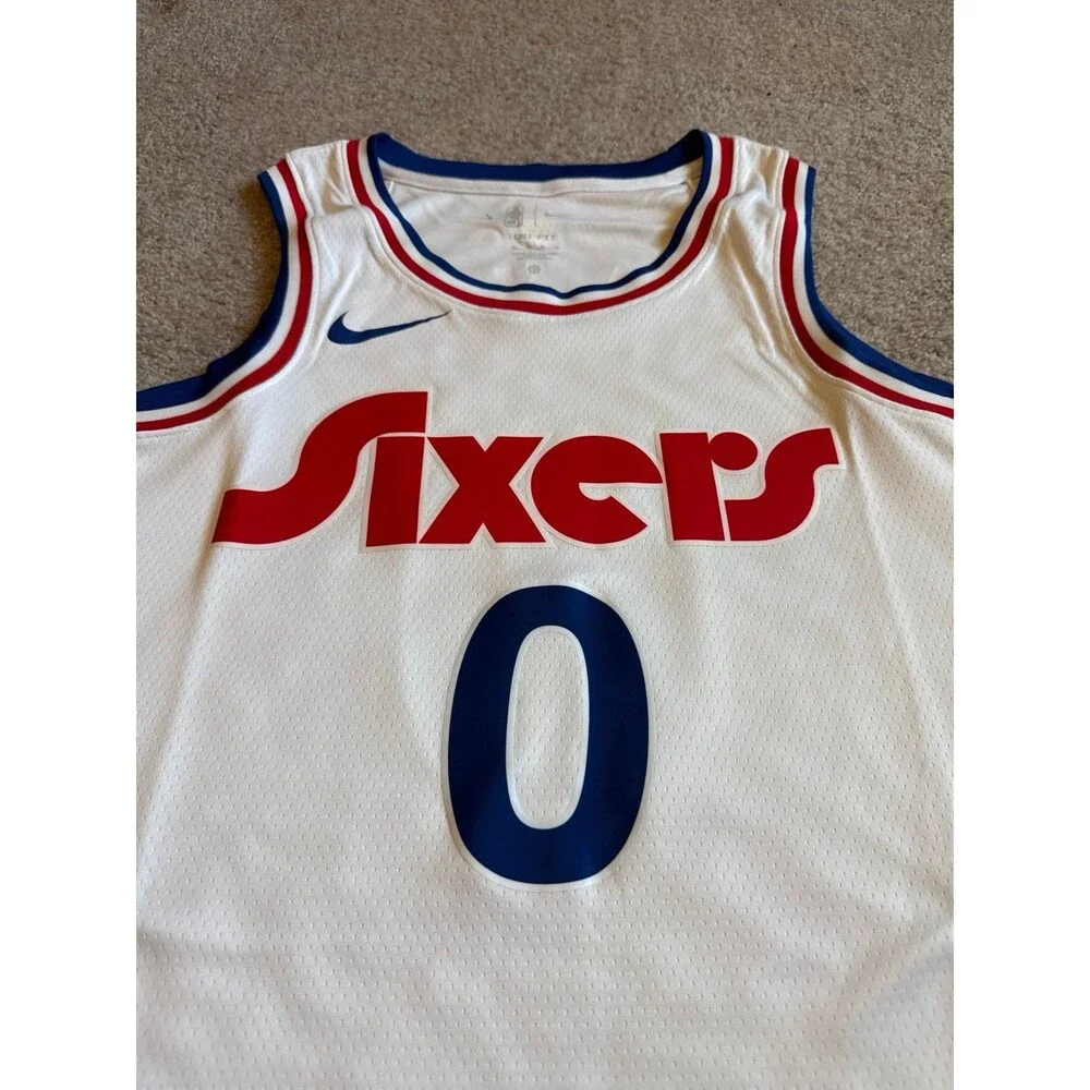Tyrese Maxey Philadelphia 76ers City Edition Nike NWT Men’s NBA Jersey Size M
